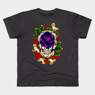 Skull Rose Kids T-Shirt